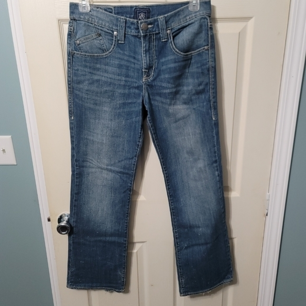 Rock &‎ Republic Rider Medium Wash Boot Jeans Men's 32x30 Good Condition.